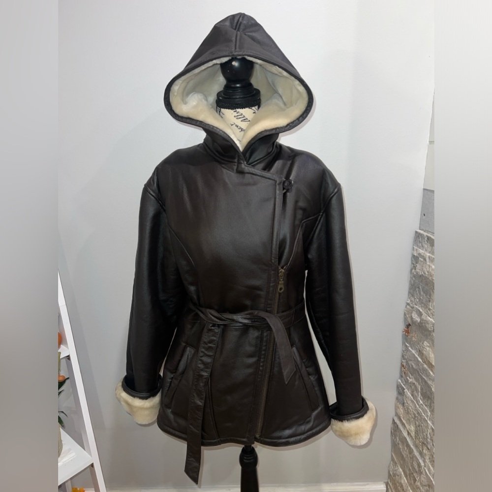 Wilsons Vintage Leather Fur Coat